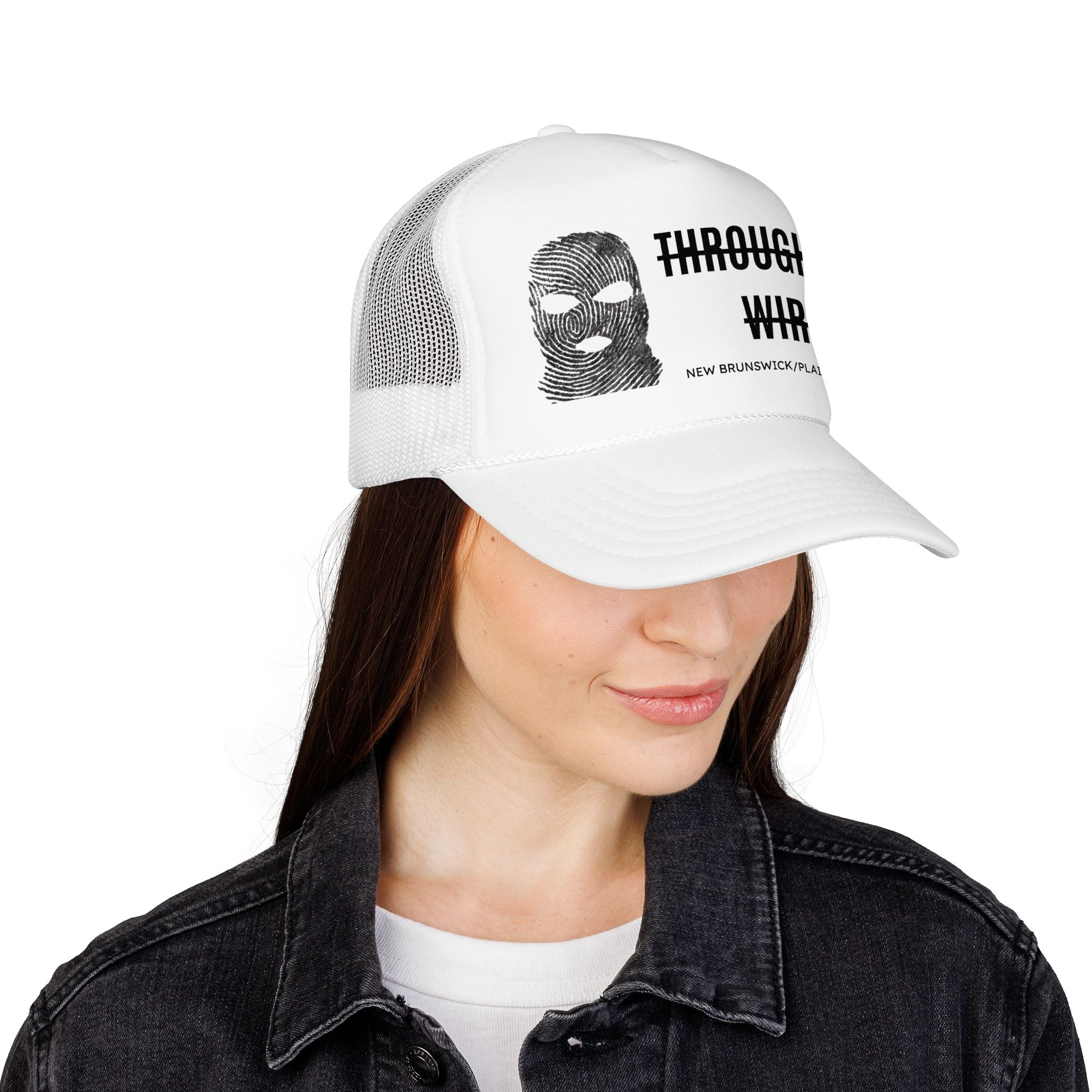 THROUGH THE WIRE SKI Foam Trucker Hat