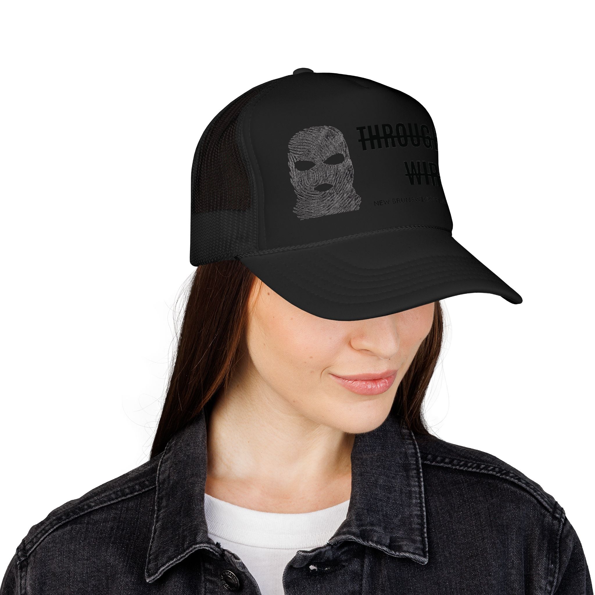 THROUGH THE WIRE SKI Foam Trucker Hat