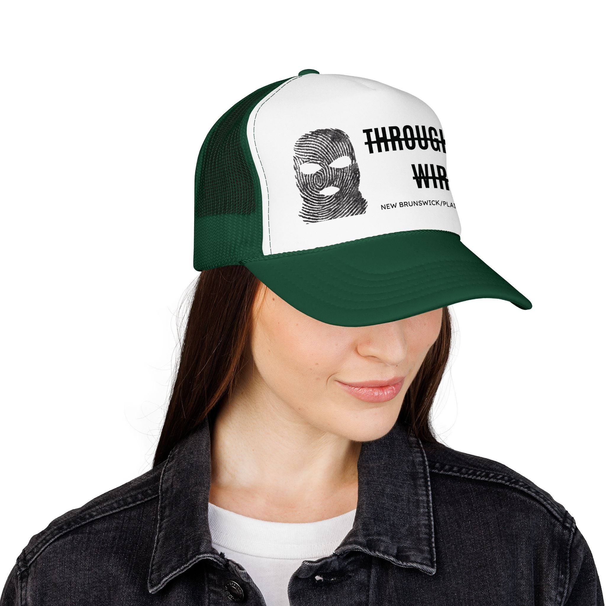 THROUGH THE WIRE SKI Foam Trucker Hat