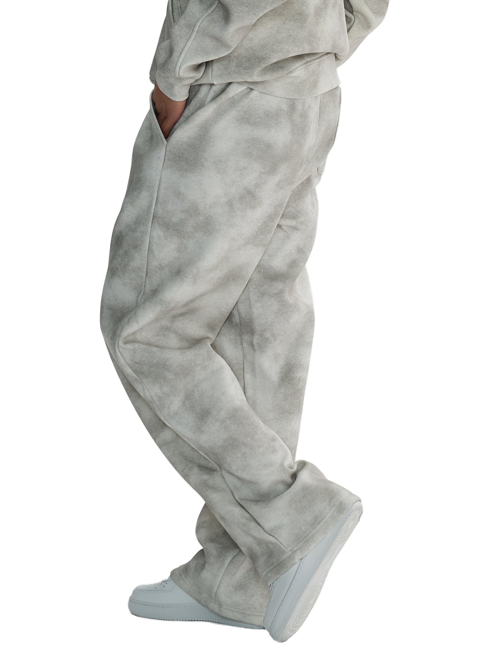 THROUGH THE WIRE Dirty Washed Sweatpants